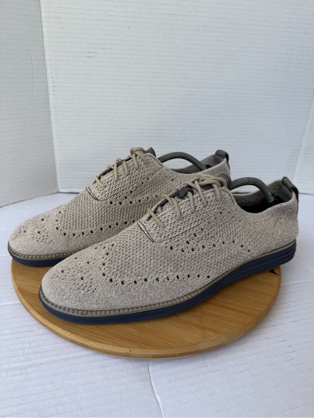 Cole Haan Original Grand Oxford Shoes Men 13 Energyweave Stitchlite WINGTIP Knit